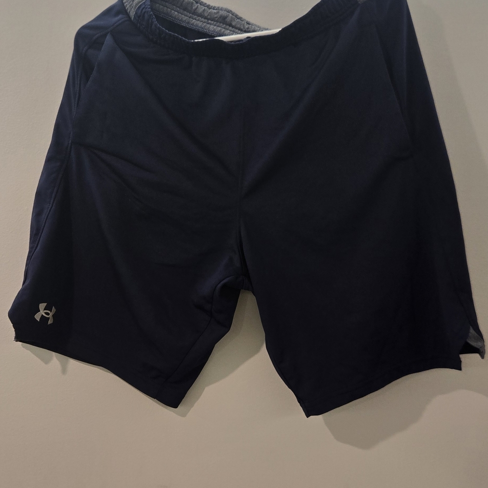 Under Armour Blue Athletic Shorts Lightweight Performance